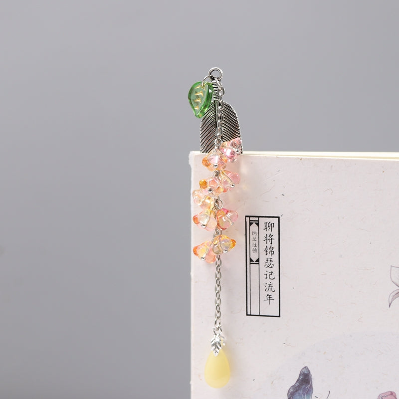 Cute Cartoon Metal Bookmark Pendant