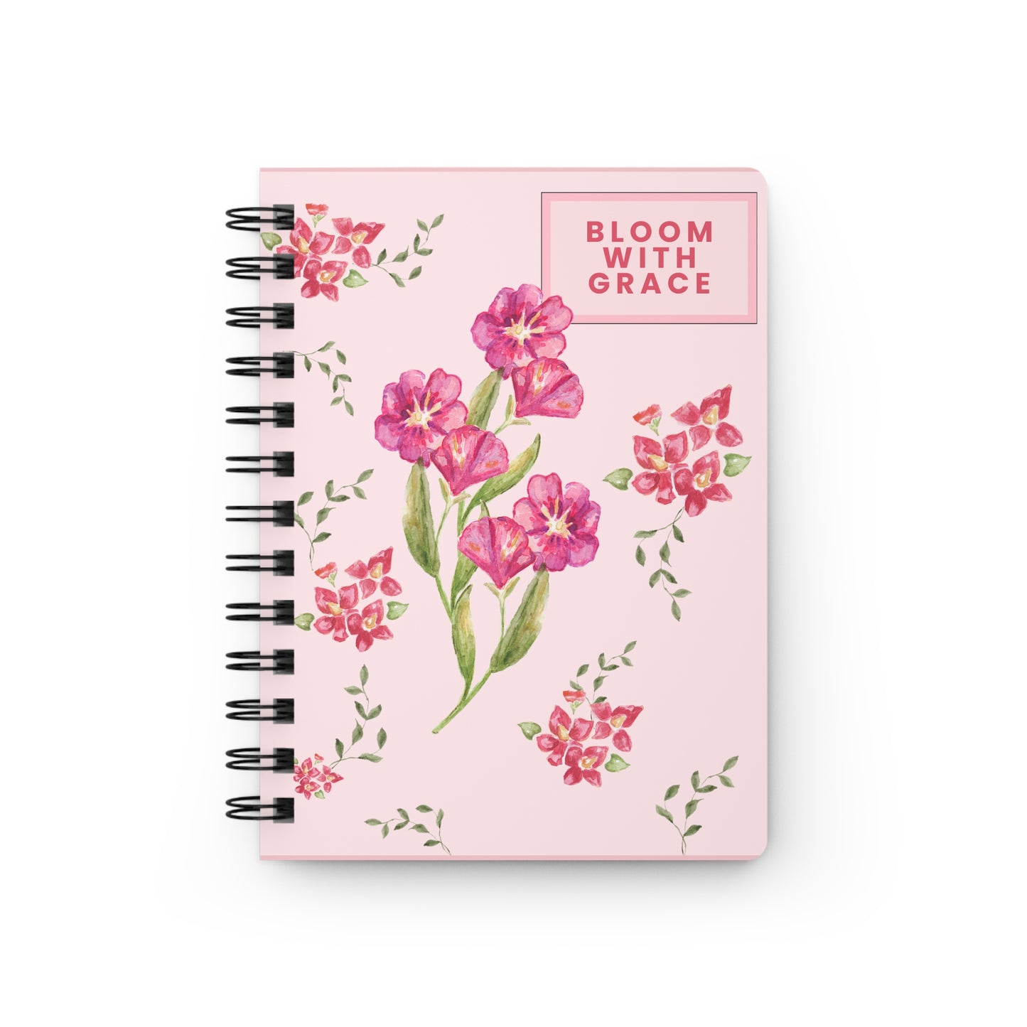 Elegant Floral Spiral Bound Journal - Bloom with Grace, Perfect for Daily Journaling, Gratitude, Gift Ideas, Note Taking, Wedding [...]