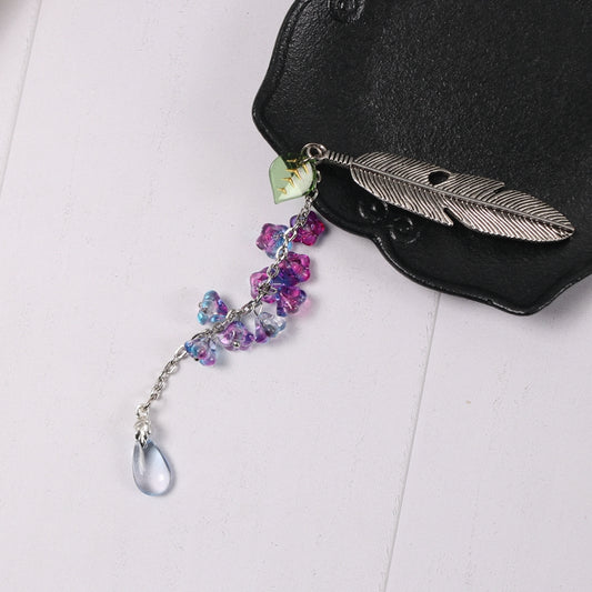 Cute Cartoon Metal Bookmark Pendant
